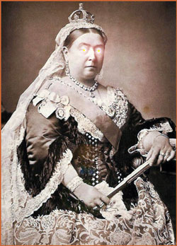 Queen Victoria, Laser Beams powering up