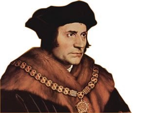 Sir Thomas More, painted by Hans Holbein, circa 1527