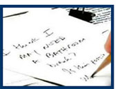 Image of W writing note to Condi -- I need to pee