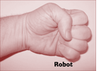 The gesture for robot