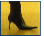 photo of stiletto high heels