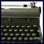 cliched photo of typewriter